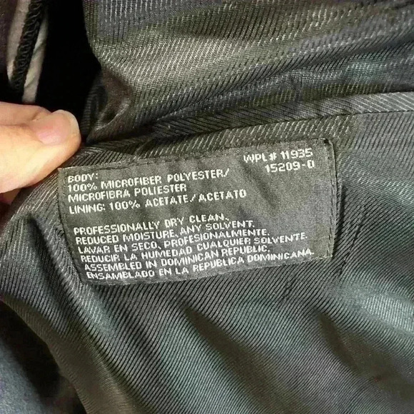 J. Ferrar Mens 38R Gray Blazer and Vest Set Two Piece Modern Fit Suit Jacket - Picture 4 of 8